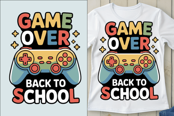 Back to School Gamer T-shirt Design: A Fun and Functional Choice for Educators and Creators