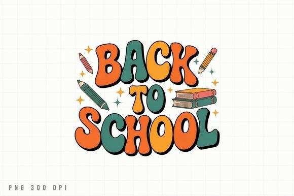 Back to School PNG Design for Creative Projects