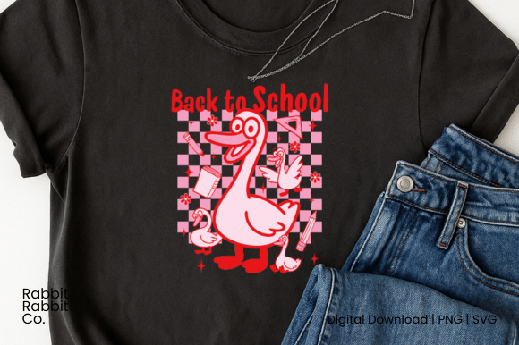 Back to School PNG Silly Goose PNG SVG: Strategic Use for Creative and Business Applications