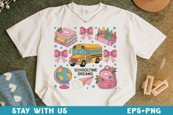 Back to School PNG T-Shirt Design