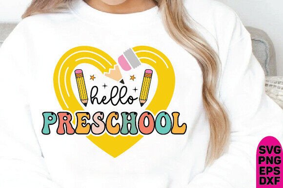 Back to School, Preschool Svg, Hello: A Strategic Design Asset for Creative and Business Needs