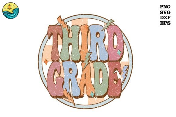 Back to School Svg, Groovy 3rd Grade SVG: A Retro-Inspired Design for Creative Projects