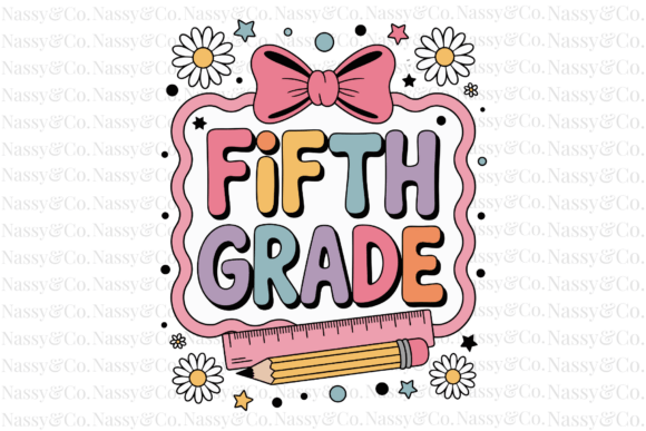Fifth Grade Back to School PNG