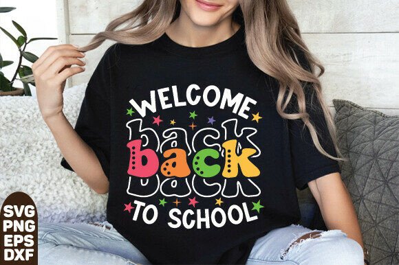 Welcome Back to School SVG, 1st Day of: A Digital Design for Creative Projects
